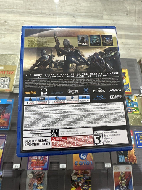 Destiny: The Taken King -- Legendary Edition (Sony PlayStation 4, 2015) PS4