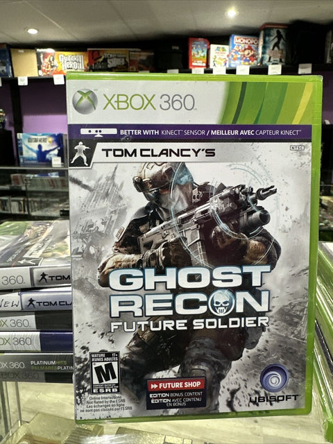 NEW! Tom Clancy's Ghost Recon: Future Soldier - Xbox 360 - Factory Sealed!