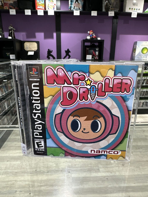 Mr. Driller (Sony PlayStation 1, 2000) PS1 CIB Complete Tested!