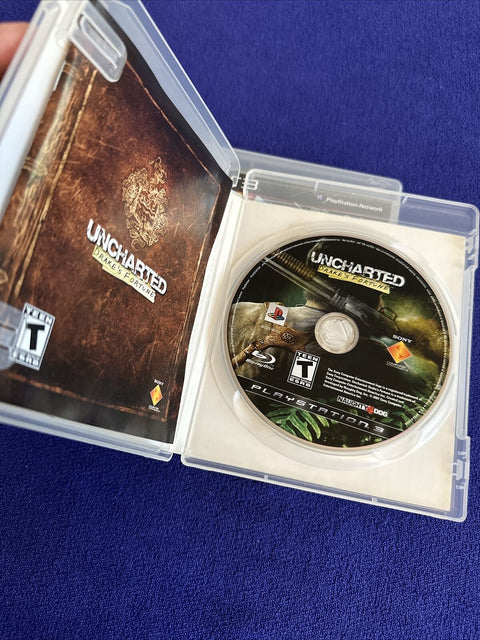 Uncharted 1 2 3 Black Label Trilogy Lot (PlayStation 3, PS3) Complete + Tested!