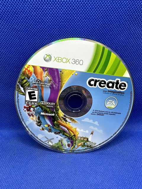 Create (Microsoft Xbox 360, 2010) CIB Complete - Tested