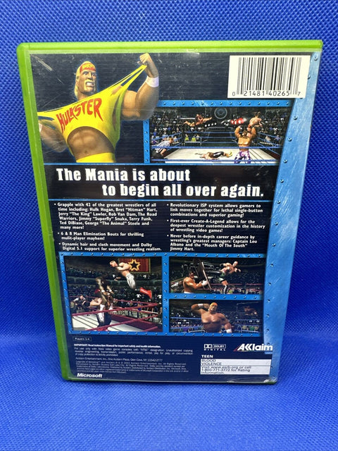 Legends of Wrestling (Microsoft Original Xbox, 2002) Tested!