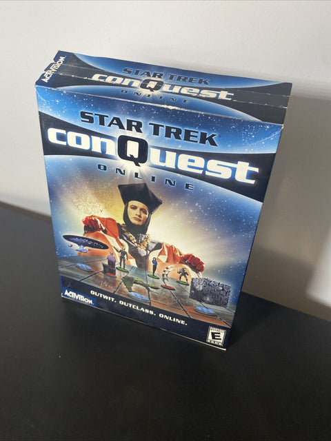 Star Trek Conquest Online (PC, 2000) Open Big Box, Game NEW + SEALED!