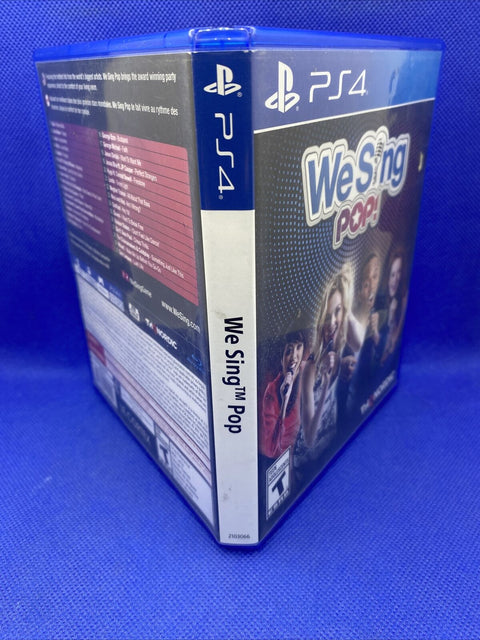 We Sing Pop! (Sony Playstation 4, PS4) CIB Complete - Tested!