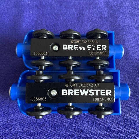 Chuggington Wooden Railway Train Engine Magnetic Toy - Brewster Lot of 2