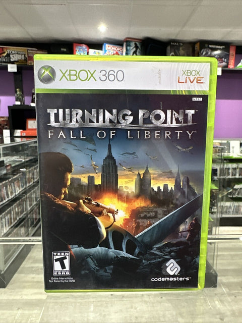 Turning Point: Fall of Liberty - Microsoft Xbox 360 - Complete Tested!