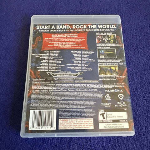 Rock Band 1 + 2 Lot (Sony PlayStation 3) PS3 Both Complete - Tested!