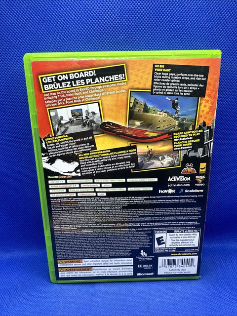 Tony Hawk Shred (Microsoft Xbox 360, 2010) CIB Complete - Tested!