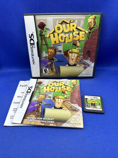 Our House (Nintendo DS, 2009) NDS CIB Complete - Tested!