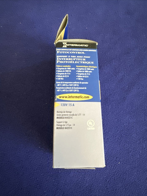 Intermatic K4221C Stem and Swivel Mount PhotCell 1800W/120V