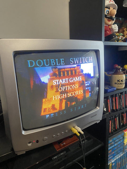 Double Switch for Sega CD - Authentic Complete - Tested!