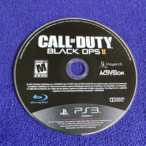 Call of Duty Black Ops I + II Lot (Sony PlayStation 3) PS3 1 And 2 Both Complete