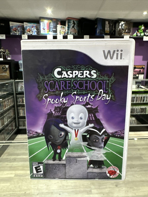 Casper's Scare School: Spooky Sports Day (Nintendo Wii) Complete CIB Tested!