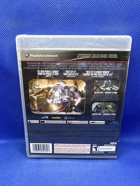 NEW! Star Wars: The Force Unleashed II 2 (PlayStation 3 - PS3) Factory Sealed