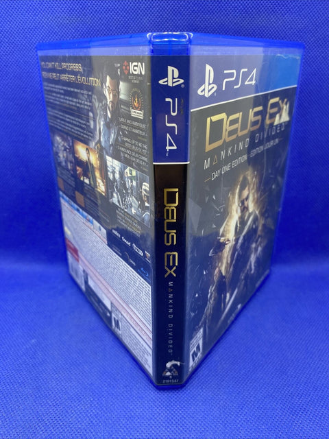 Deus Ex: Mankind Divided - Day One Edition (Sony PlayStation 4, 2016) PS4 Tested
