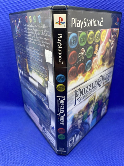 Puzzle Quest Challenge of the Warlords (Sony PlayStation 2, 2007) PS2 Complete