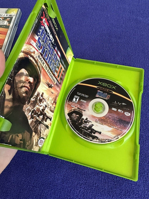 Conflict: Desert Storm 1 + 2 II (Microsoft Original Xbox) Complete Tested!