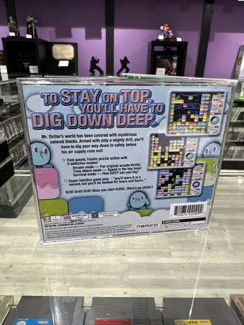 Mr. Driller (Sony PlayStation 1, 2000) PS1 CIB Complete Tested!
