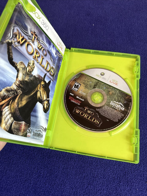 Two Worlds 1 + 2 II Lot (Microsoft Xbox 360, 2007) Both CIB Complete + Tested!