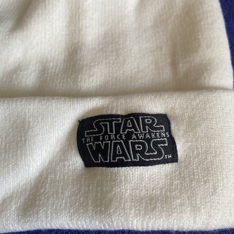 NEW! Disney Star Wars Stormtrooper White Knit Winter Beanie Hat One Size NWT