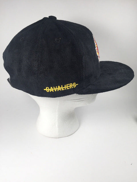 Cleveland Cavaliers Velvet NBA New Era 9Fifty - Black Hardwood Strapback Hat Cap