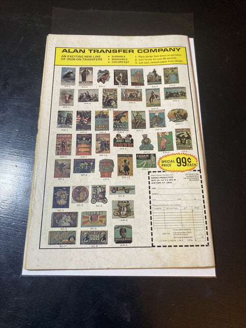 Underdog No. # 8 1976 - Gold Key Comics - w/ Board + Bag!