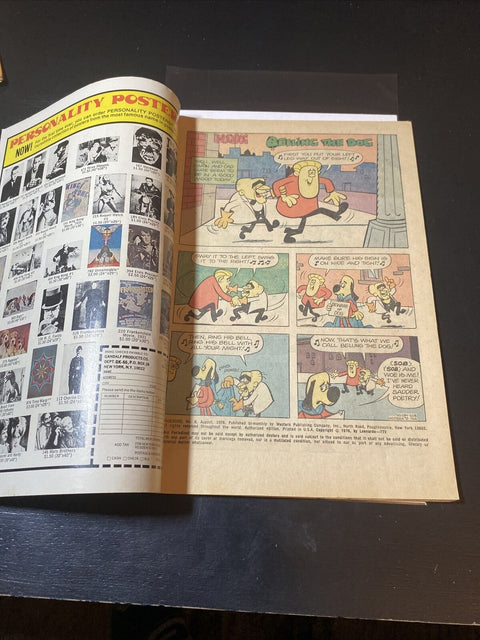 Underdog No. # 8 1976 - Gold Key Comics - w/ Board + Bag!