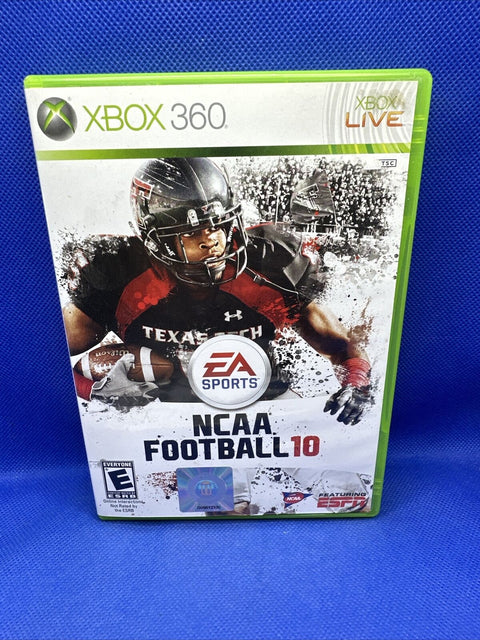 NCAA Football 10 (Microsoft Xbox 360, 2009) CIB Complete - Tested!