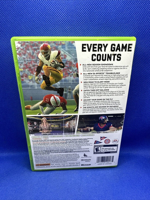 NCAA Football 10 (Microsoft Xbox 360, 2009) CIB Complete - Tested!