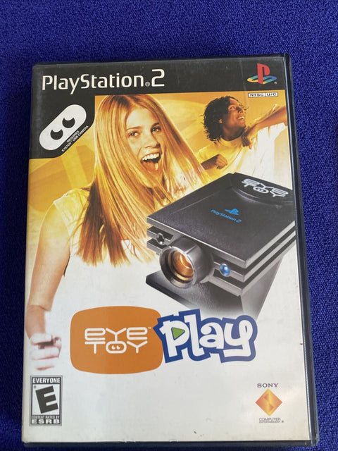 EyeToy PS2 Lot Of 3 Games + Lens - Kintetic Groove + Play Playstation 2 Tested!