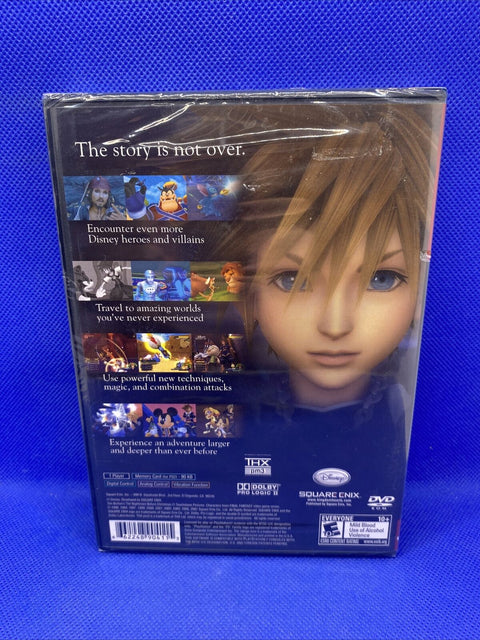 NEW! Kingdom Hearts II (PlayStation 2, 2006) PS2 Factory Sealed!