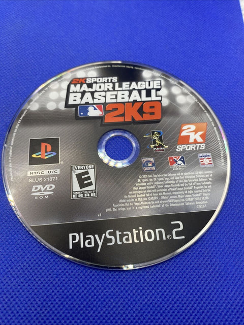 Major League Baseball MLB 2K9 (PlayStation 2, PS2) CIB Complete, Tested!
