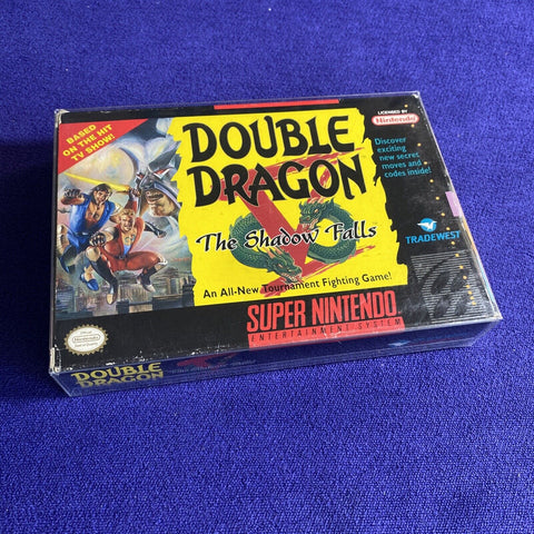 Double Dragon V: The Shadow Falls (Super Nintendo) Authentic SNES CIB Complete