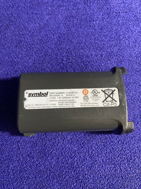 Symbol Battery BTRY-MC9X-26MA-01 MC9000 2600mAh Single Pack Spare