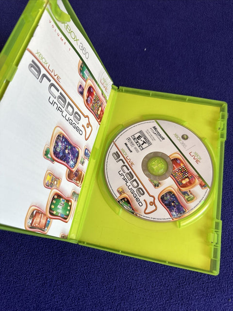 Xbox Live Arcade Lot Of 2 Game - Xbox 360 Unplugged + Compilation - Tested