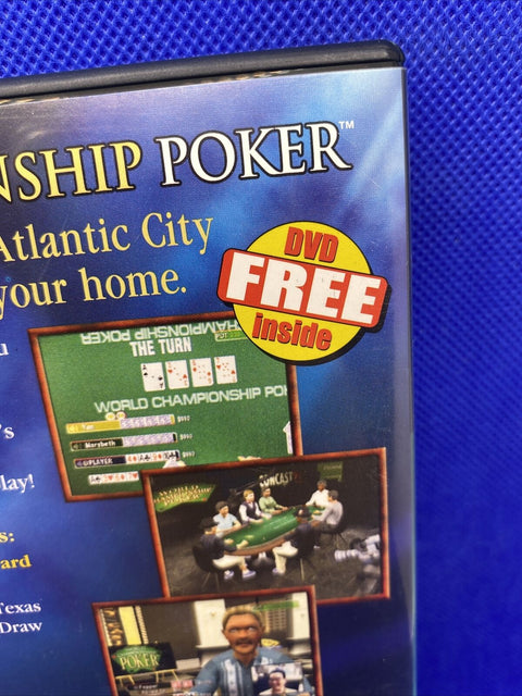 World Championship Poker DVD Edition (Sony PlayStation 2, 2004) PS2 CIB Complete