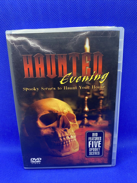 Haunted Evening (DVD, 2008) Spooky Scenes And Sounds - Halloween - Tested!