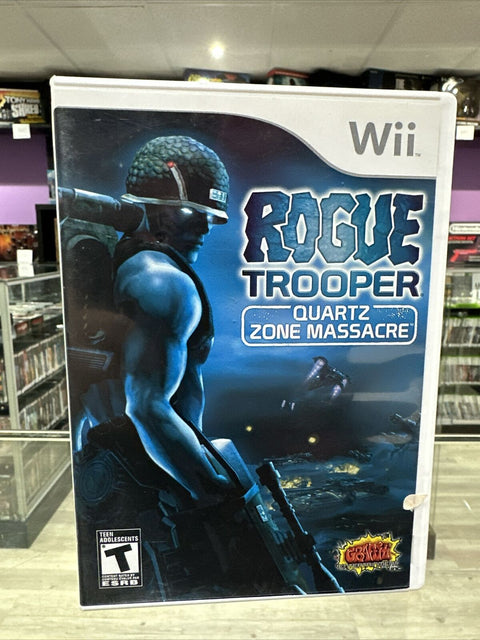 Rogue Trooper: Quartz Zone Massacre (Nintendo Wii, 2009) CIB Complete Tested!