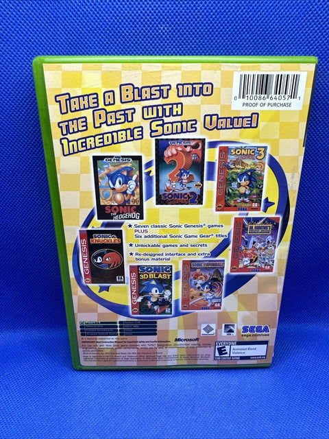 Sonic Mega Collection Plus - Black Label (Microsoft Original Xbox) Complete!