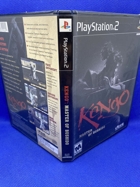 Kengo: Master of Bushido (Sony PlayStation 2, 2001) PS2 CIB Complete - Tested!