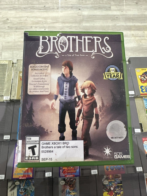 Brothers A Tale of Two Sons Microsoft Xbox One - *Printed Cover* XB1 Tested!