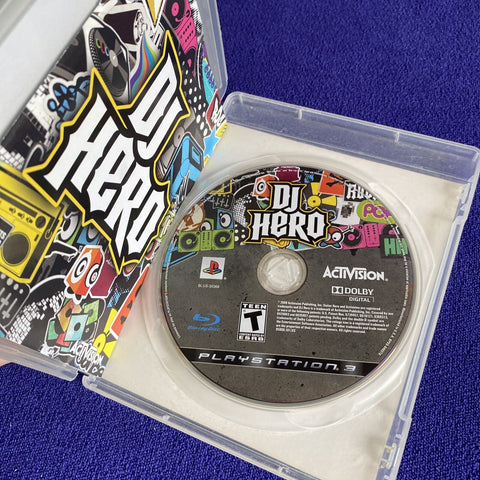 DJ Hero 1 + 2 PS3 Lot (Sony PlayStation 3, 2010) Complete - Tested!