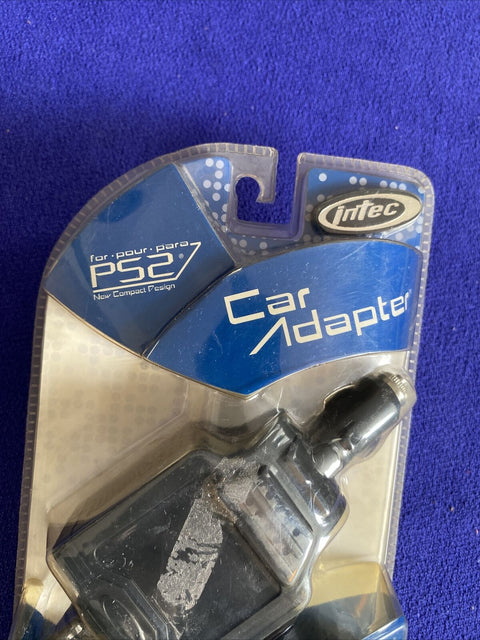 NEW! Intec Portable Car Adapter for PS2 On The Road Charging Sealed - Sealed!