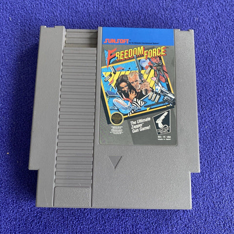 Freedom Force (Nintendo NES, 1988) Authentic CIB Complete In Box - Tested!