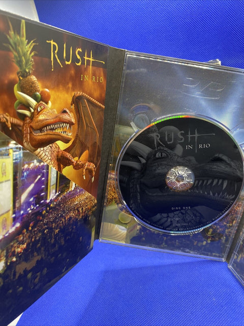 Rush - In Rio (DVD, 2006) w/ Slip Cover 2-Disc