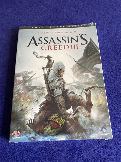 NEW! Assassin's Creed III 3 : The Complete Official Guide by Piggyback Sealed!