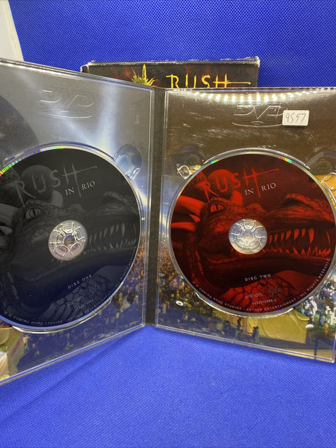 Rush - In Rio (DVD, 2006) w/ Slip Cover 2-Disc