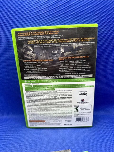 World of Tanks Xbox 360 Edition (Microsoft Xbox 360) CIB Complete - Tested!