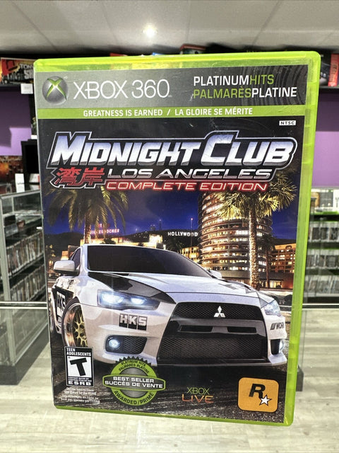 Midnight Club: Los Angeles Complete Edition (Platinum Hits) Xbox 360 Complete
