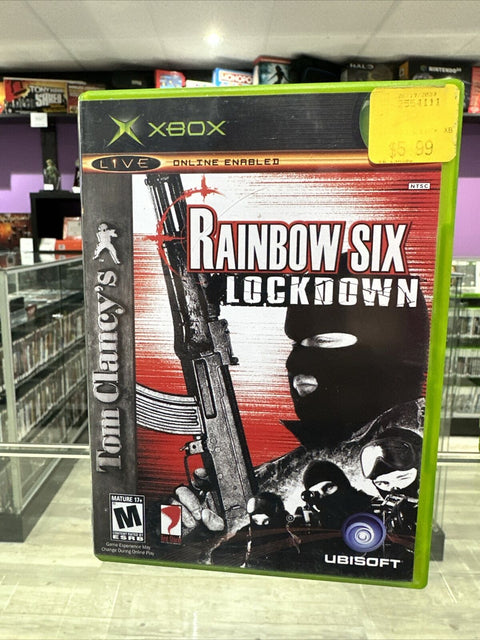 Tom Clancy's Rainbow Six: Lockdown (Microsoft Original Xbox, 2005) Complete